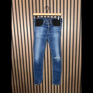 Citizens of Humanity Maternity Jeans 27 Womens Blue Racer Skinny Denim Stretch